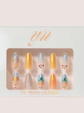 Young Nails Press-On Nails Kit | 32 Nails | Glue & Adhesive Tabs | New